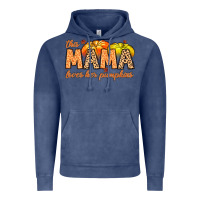 Vintage Denim this mama loves her pumpkins Vintage Hoodie - MaliasSmallBusiness