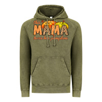 Vintage Olive this mama loves her pumpkins Vintage Hoodie - MaliasSmallBusiness