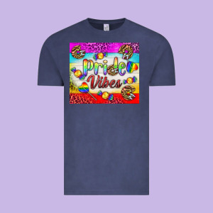 Pride Vibes Lgbtq+ Tumbler Vintage Tee Designed By Bundleandbundleshop