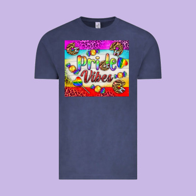 Pride Vibes Lgbtq+ Tumbler Vintage Tee Designed By Bundleandbundleshop
