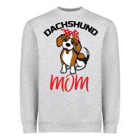 Heather Grey Dachshund Mom Heavyweight Sweatshirt - Bettercallsaul