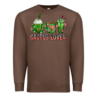 Chestnut Cactus Lover Cactus Coffee Cups Premium Sweatshirt - FaDigitalArtStudio