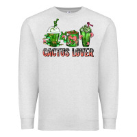 Oatmeal Heather Cactus Lover Cactus Coffee Cups Premium Sweatshirt - FaDigitalArtStudio