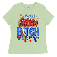 Matcha boom bitch get out the way Ladies Tee - NancyCooperArtShop