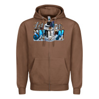 Chestnut let it snow Zipper Hoodie - CowGirlArtShop