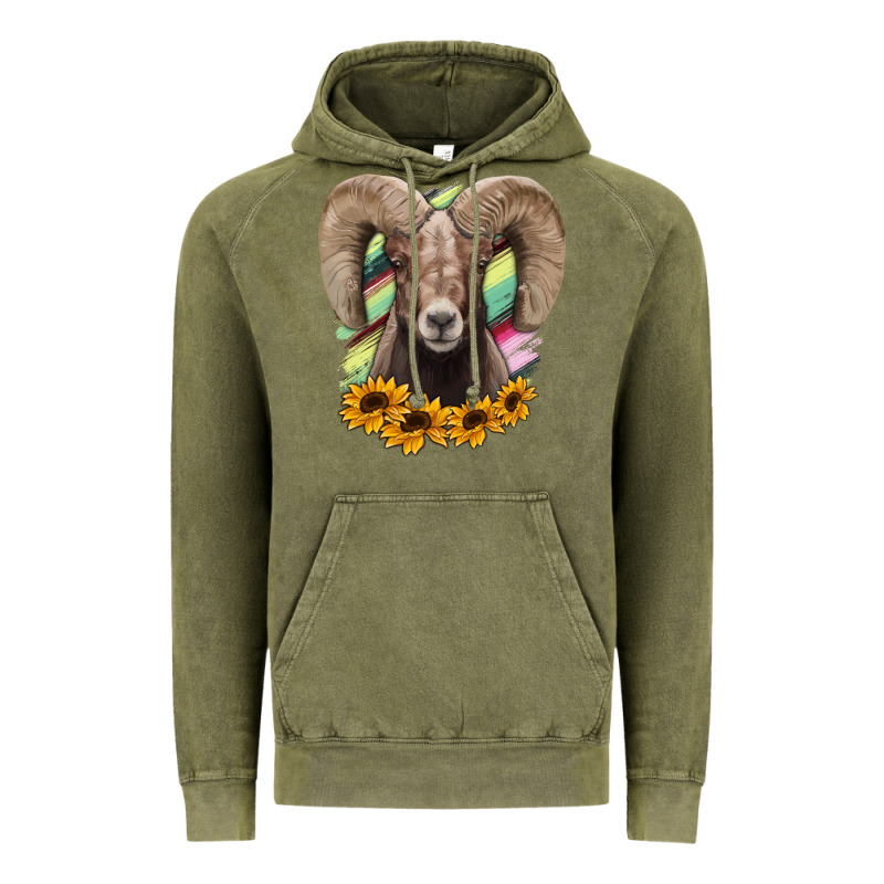 Colorodo Bighorn Sheep Vintage Hoodie by Jasminsmagicworld | Teevron