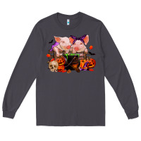 Smoke halloween pigs Long Sleeve Tee - RanaPortraitStore