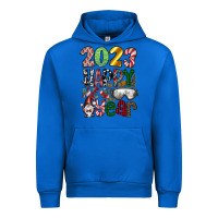 Cobalt 2023 Happy New Year Urban Hoodie - CowhideDigitalArt