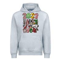 Heather Grey 2023 Happy New Year Urban Hoodie - CowhideDigitalArt