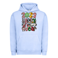 Pigment Grape Ice 2023 Happy New Year Urban Hoodie - CowhideDigitalArt