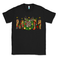 Black Western Mom With Reindeer Classic Tee - BundleAndBundleShop
