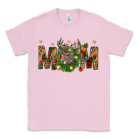 Bubblegum Pink Western Mom With Reindeer Classic Tee - BundleAndBundleShop