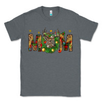 Charcoal Heather Western Mom With Reindeer Classic Tee - BundleAndBundleShop