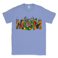Colony Blue Western Mom With Reindeer Classic Tee - BundleAndBundleShop