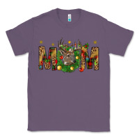 Lavender Western Mom With Reindeer Classic Tee - BundleAndBundleShop