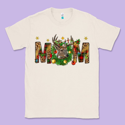 Western Mom With Reindeer Classic Tee Designed By Bundleandbundleshop
