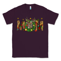 Plum Western Mom With Reindeer Classic Tee - BundleAndBundleShop