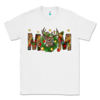 White Western Mom With Reindeer Classic Tee - BundleAndBundleShop