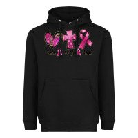 Black Love Faith cure Breast Cancer Heavyweight Hoodie - FaDigitalArtStudio