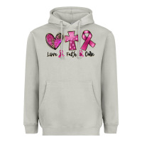 Moon Dust Love Faith cure Breast Cancer Heavyweight Hoodie - FaDigitalArtStudio