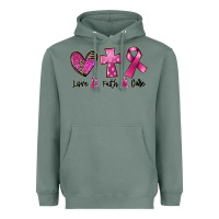 Sage Love Faith cure Breast Cancer Heavyweight Hoodie - FaDigitalArtStudio
