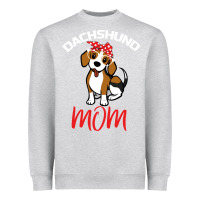 Heather Grey Dachshund Mom Heavyweight Sweatshirt - Bettercallsaul