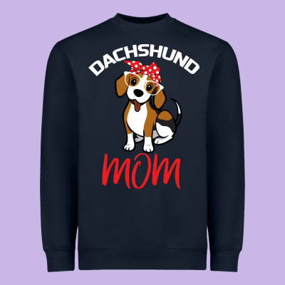 Dachshund Mom Heavyweight Sweatshirt Designed By Bettercallsaul