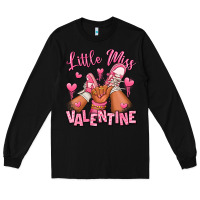Black little miss valentine afro kid sneakers Long Sleeve Tee - RanaPortraitStore
