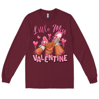 Burgundy little miss valentine afro kid sneakers Long Sleeve Tee - RanaPortraitStore