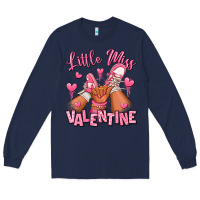 Navy little miss valentine afro kid sneakers Long Sleeve Tee - RanaPortraitStore