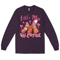Plum little miss valentine afro kid sneakers Long Sleeve Tee - RanaPortraitStore