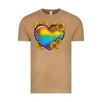 Vintage Camel Pride Heart And Sunflower Vintage Tee - BundleAndBundleShop