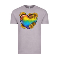 Vintage Zinc Pride Heart And Sunflower Vintage Tee - BundleAndBundleShop