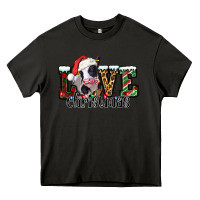 Asphalt love Christmas cow Heavy Core Tee - Jasminsmagicworld