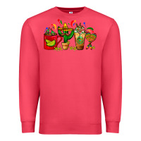 Cardinal Mexico Coffee Cups With Cactus Sombrero And Maraca Premium Sweatshirt - FaDigitalArtStudio