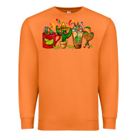 Mexico Coffee Cups With Cactus Sombrero And Maraca Premium Sweatshirt | Teevron