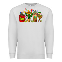Dove Grey Mexico Coffee Cups With Cactus Sombrero And Maraca Premium Sweatshirt - FaDigitalArtStudio