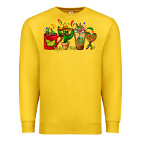 Lemon Mexico Coffee Cups With Cactus Sombrero And Maraca Premium Sweatshirt - FaDigitalArtStudio