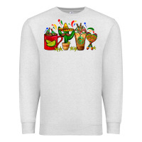Oatmeal Heather Mexico Coffee Cups With Cactus Sombrero And Maraca Premium Sweatshirt - FaDigitalArtStudio