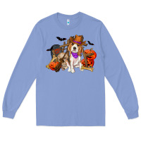 Colony Blue Halloween beagle dog Long Sleeve Tee - RanaPortraitStore