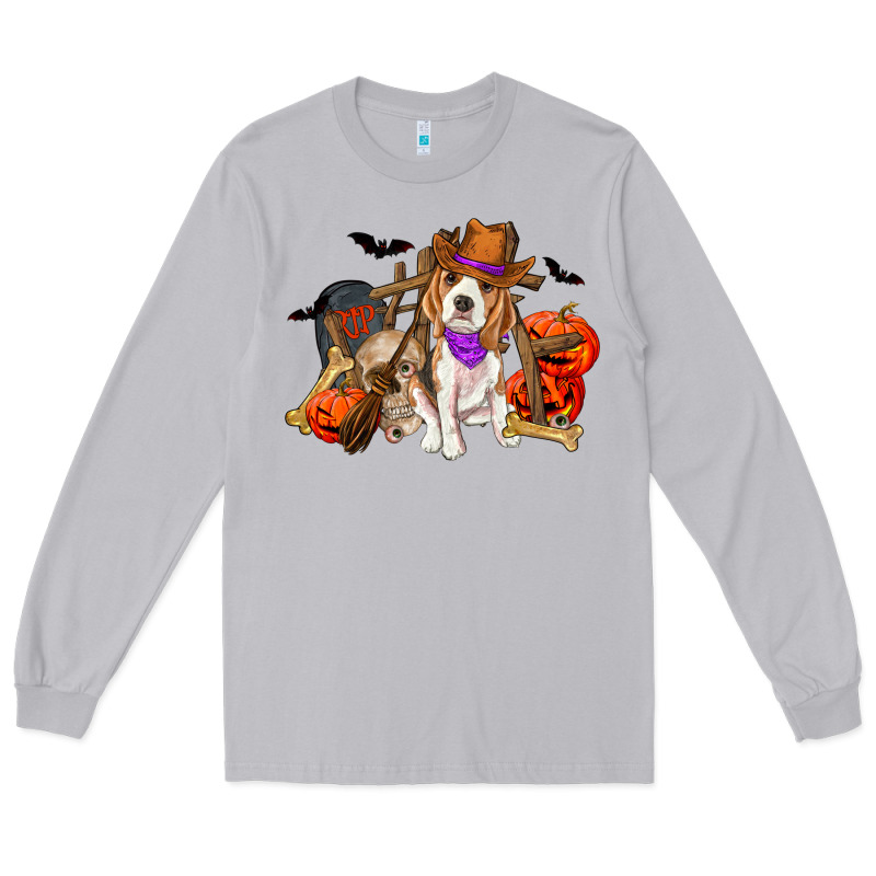 Halloween Beagle Dog Long Sleeve Tee by RanaPortraitStore | Teevron