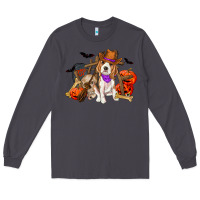 Smoke Halloween beagle dog Long Sleeve Tee - RanaPortraitStore