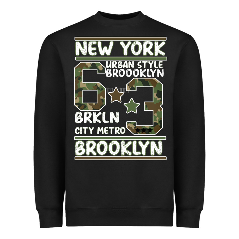 Newyork Brooklyn Heavyweight Sweatshirt by Bettercallsaul | Teevron
