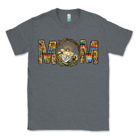 Charcoal Heather Western Mom With Baby Jesus Classic Tee - BundleAndBundleShop