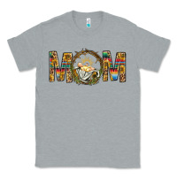 Heather Grey Western Mom With Baby Jesus Classic Tee - BundleAndBundleShop