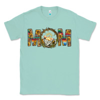 Seafoam Western Mom With Baby Jesus Classic Tee - BundleAndBundleShop
