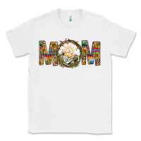 White Western Mom With Baby Jesus Classic Tee - BundleAndBundleShop