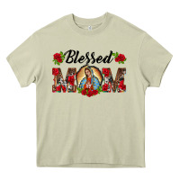 Mossy blessed mom lady of guadalupe Heavy Core Tee - BarkalooDesign