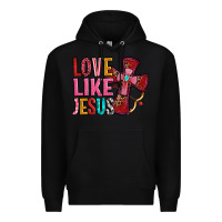 Black love like jesus Premium Hoodie - OliviaCreatesArt