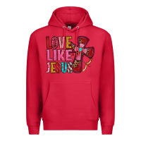 Cardinal love like jesus Premium Hoodie - OliviaCreatesArt